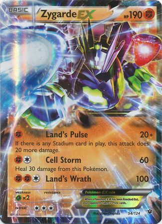Zygarde EX (54/124) (Jumbo Card) [XY: Fates Collide] | Game Haven TX