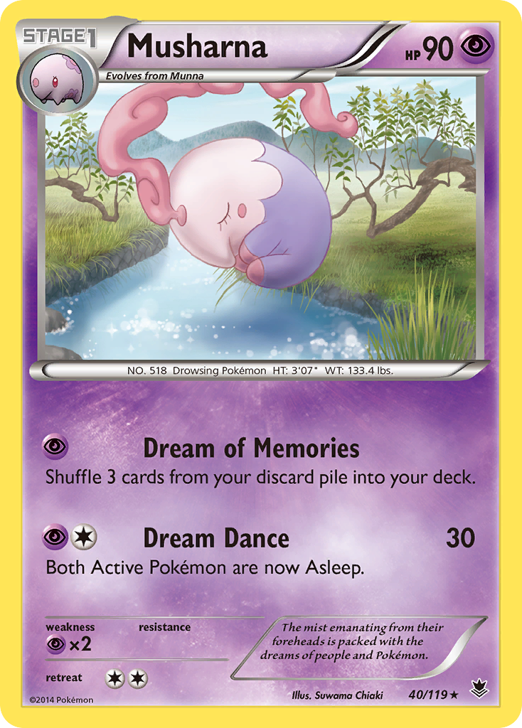 Musharna (40/119) [XY: Phantom Forces] | Game Haven TX