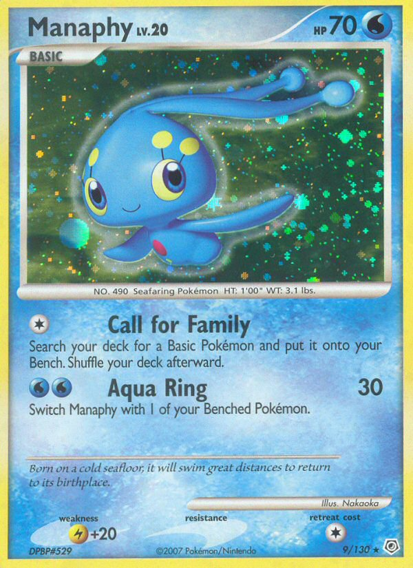 Manaphy (9/130) [Diamond & Pearl: Base Set] | Game Haven TX