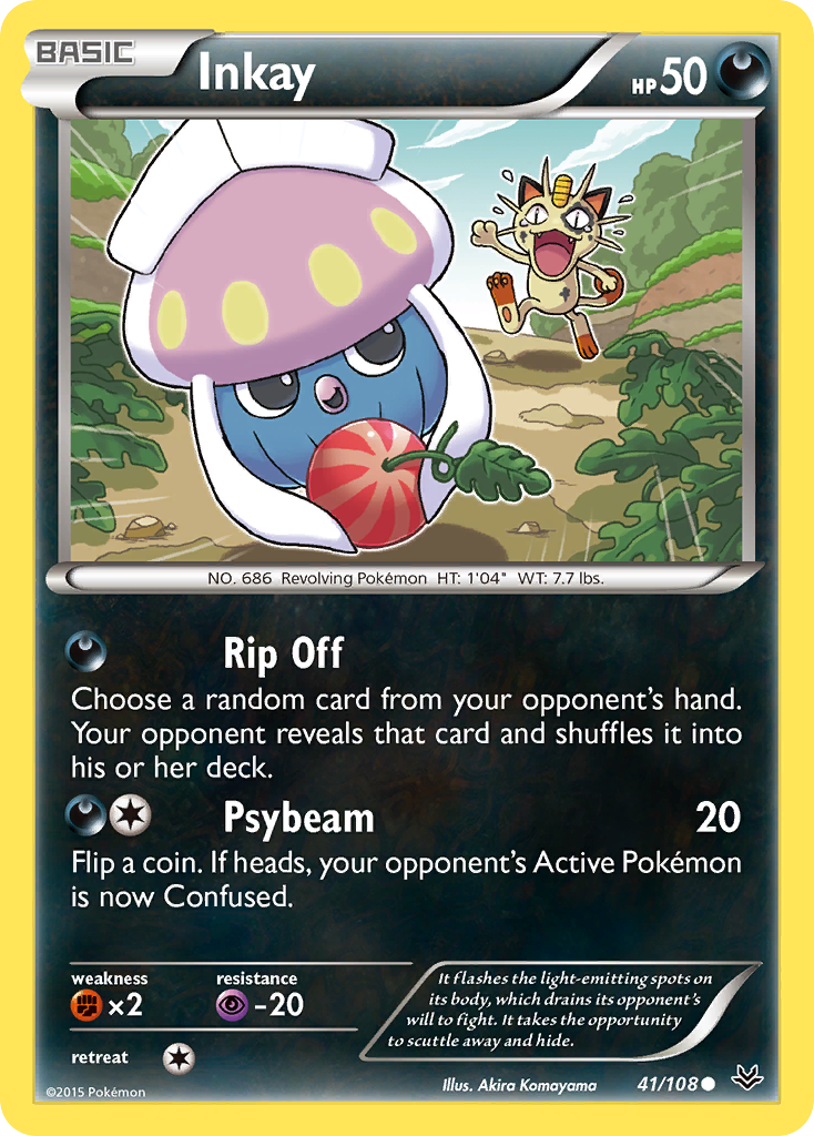 Inkay (41/108) [XY: Roaring Skies] | Game Haven TX