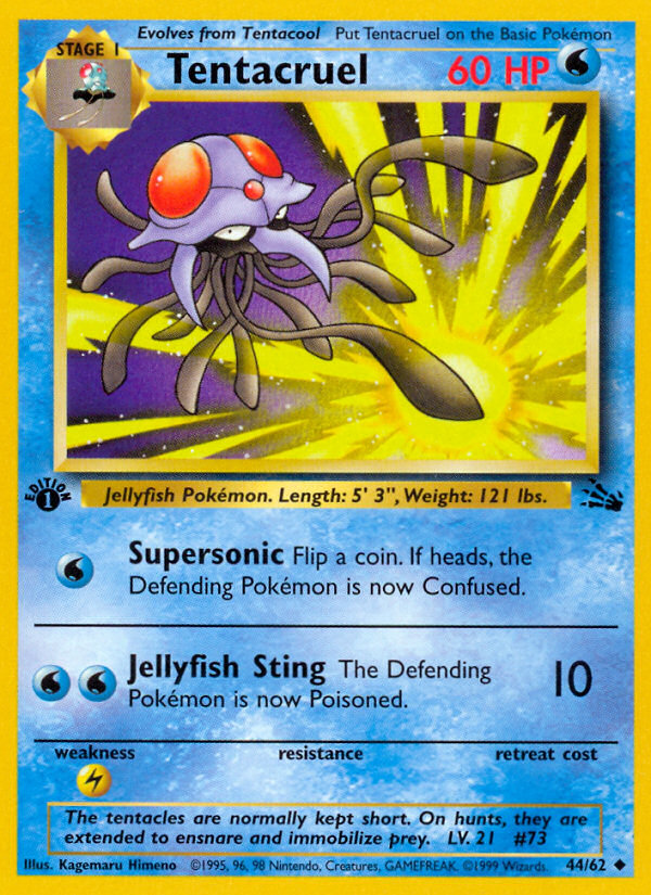 Tentacruel (44/62) [Fossil 1st Edition] | Game Haven TX