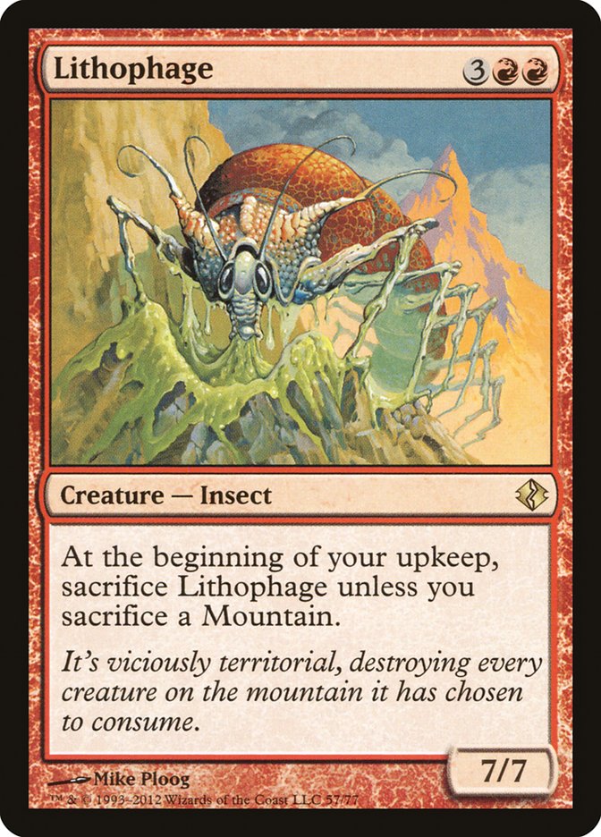Lithophage [Duel Decks: Venser vs. Koth] | Game Haven TX