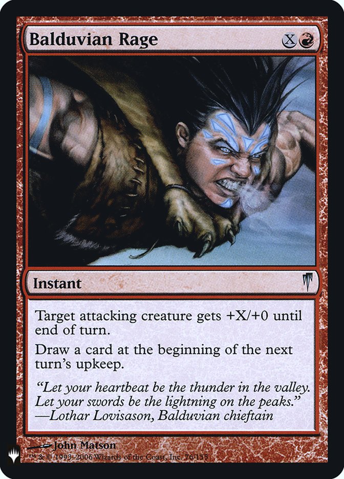 Balduvian Rage [Mystery Booster] | Game Haven TX