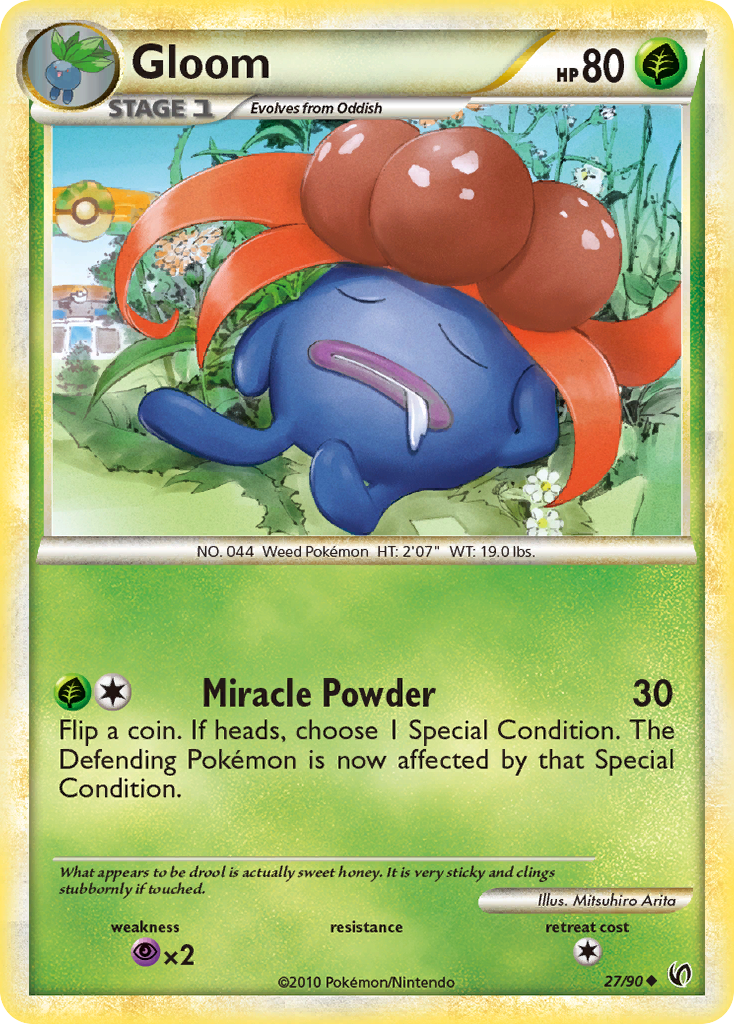 Gloom (27/90) [HeartGold & SoulSilver: Undaunted] | Game Haven TX