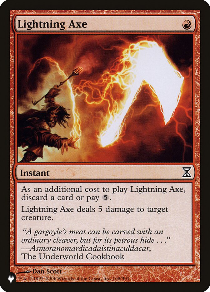 Lightning Axe [The List] | Game Haven TX