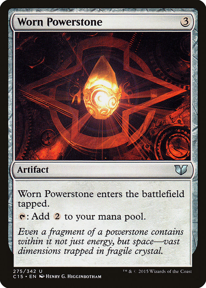 Worn Powerstone [Commander 2015] | Game Haven TX