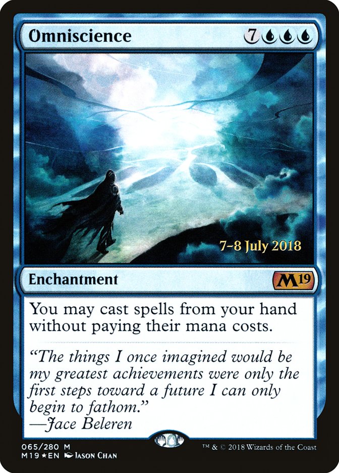 Omniscience [Core Set 2019 Promos] | Game Haven TX