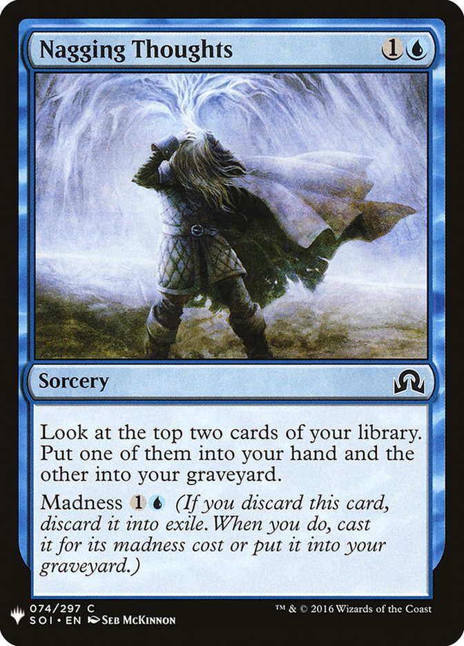 Nagging Thoughts [Mystery Booster] | Game Haven TX