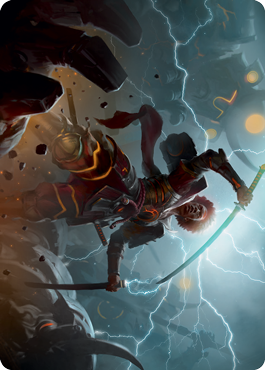 Raiyuu, Storm's Edge Art Card [Kamigawa: Neon Dynasty Art Series] | Game Haven TX