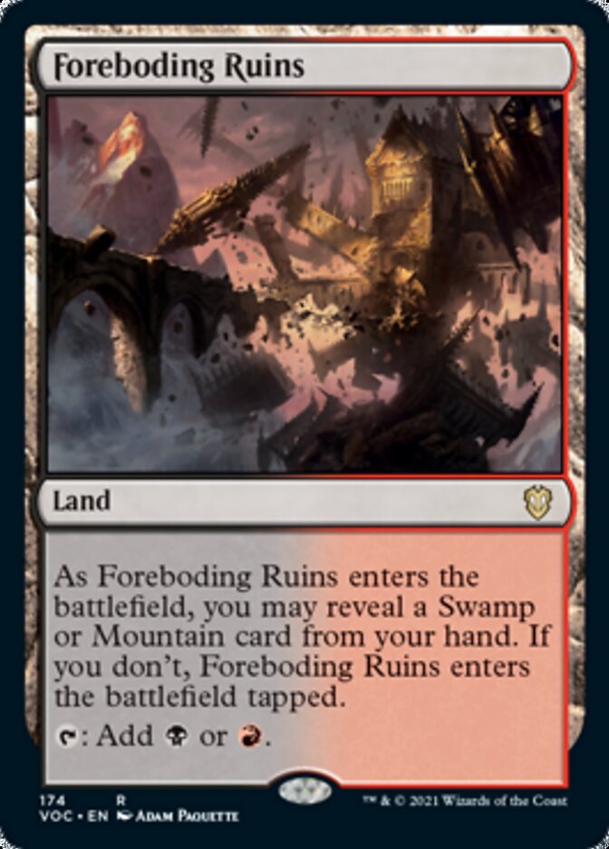 Foreboding Ruins [Innistrad: Crimson Vow Commander] | Game Haven TX