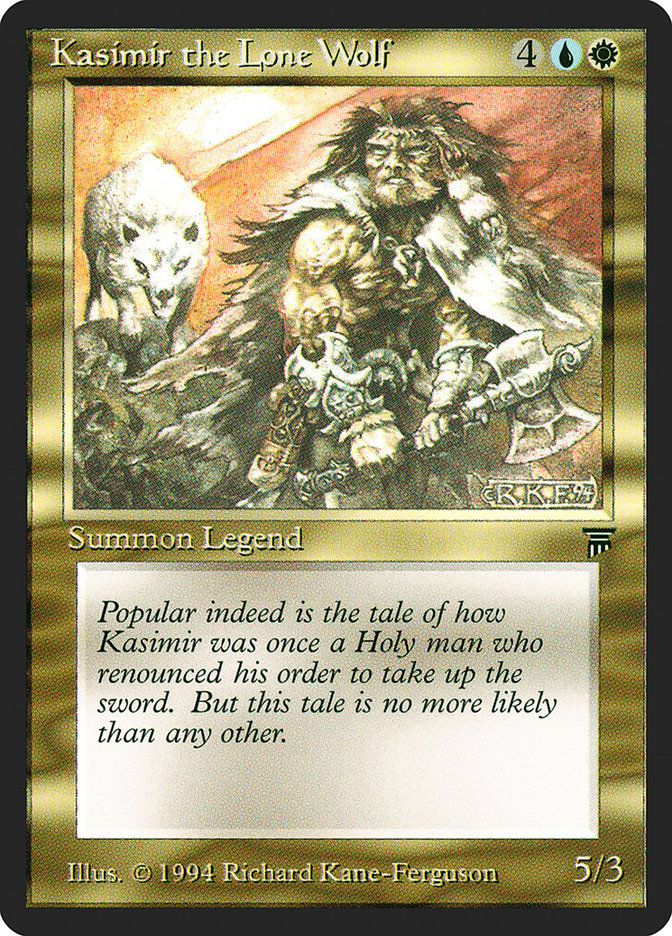 Kasimir the Lone Wolf [Legends] | Game Haven TX