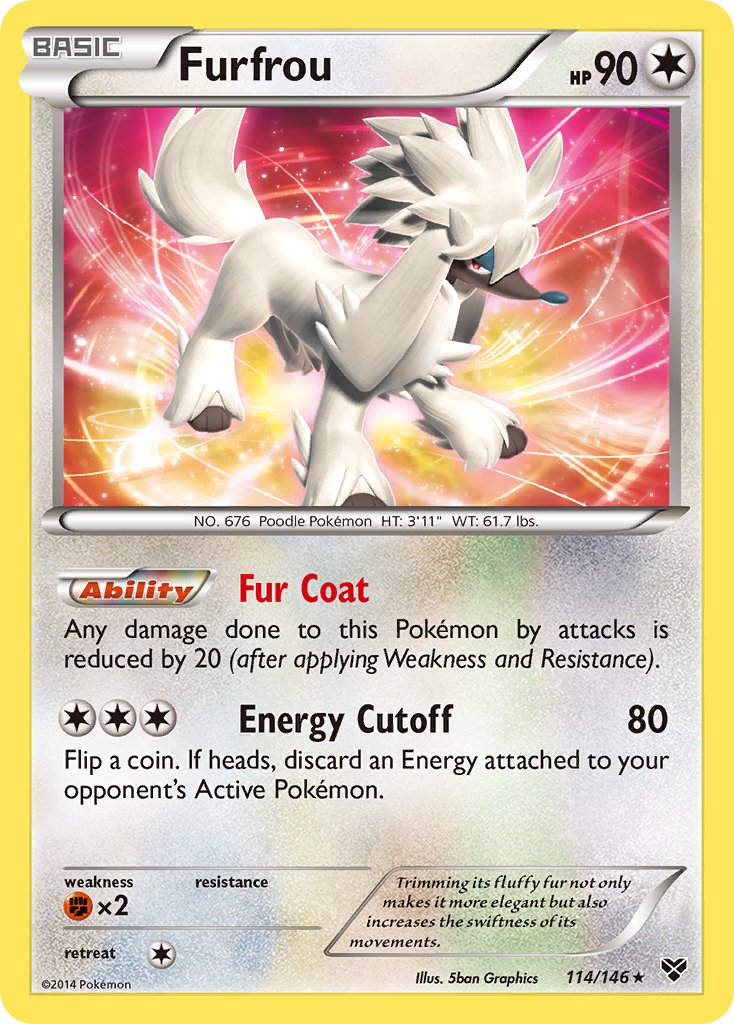 Furfrou (114/146)(Cosmos Holo) (Blister Exclusive) [XY: Base Set] | Game Haven TX