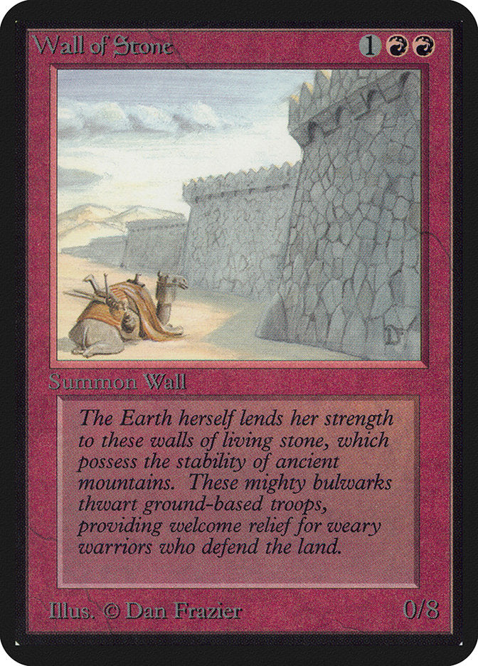 Wall of Stone [Limited Edition Alpha] | Game Haven TX