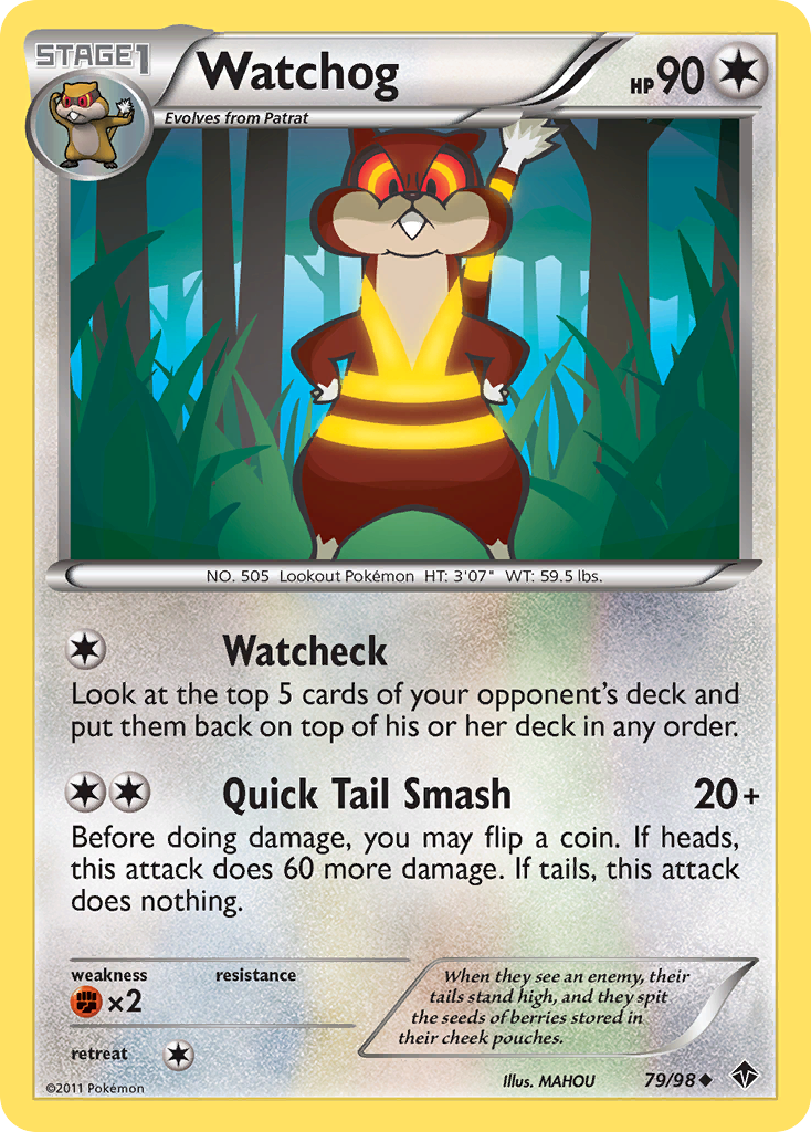 Watchog (79/98) [Black & White: Emerging Powers] | Game Haven TX