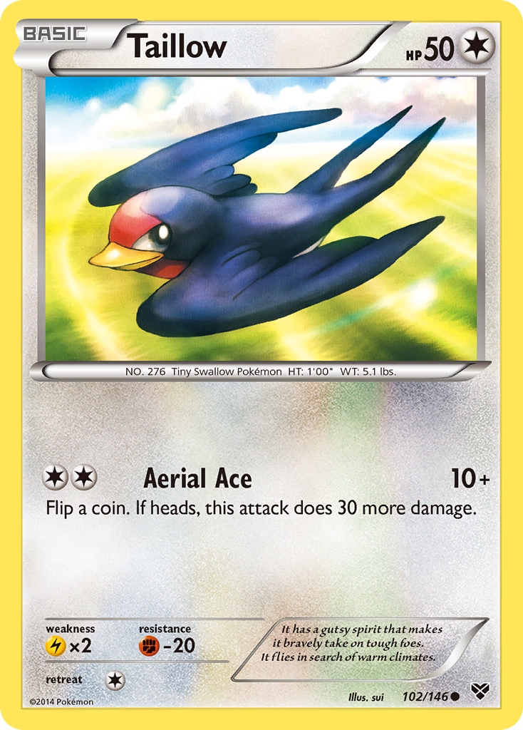 Taillow (102/146) [XY: Base Set] | Game Haven TX