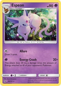 Espeon (89/214) (Cosmos Holo) (Blister Exclusive) [Sun & Moon: Lost Thunder] | Game Haven TX