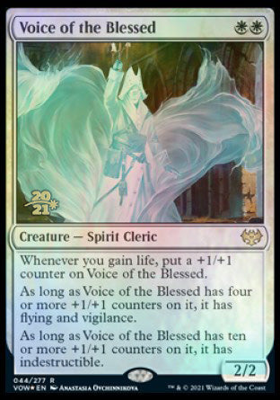 Voice of the Blessed [Innistrad: Crimson Vow Prerelease Promos] | Game Haven TX