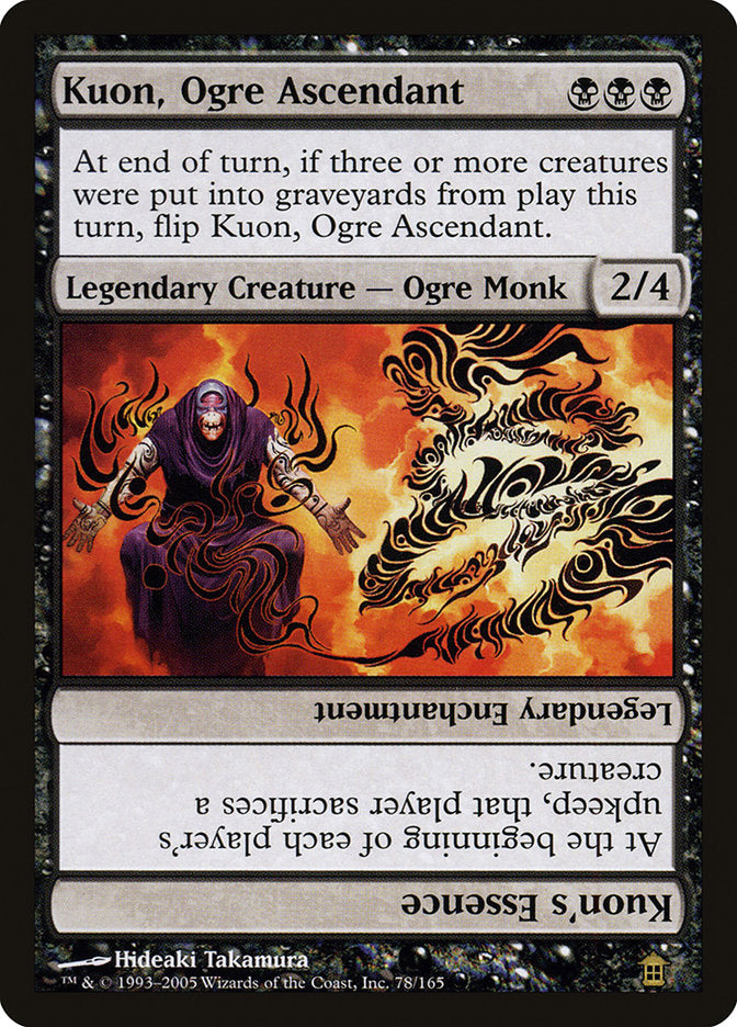 Kuon, Ogre Ascendant // Kuon's Essence [Saviors of Kamigawa] | Game Haven TX