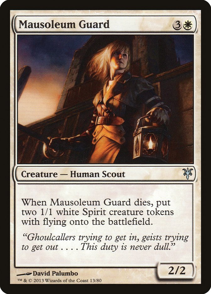 Mausoleum Guard [Duel Decks: Sorin vs. Tibalt] | Game Haven TX
