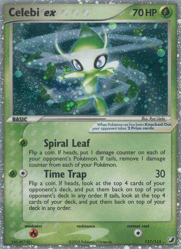 Celebi ex (117/115) [EX: Unseen Forces] | Game Haven TX