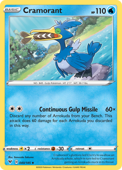 Cramorant (040/185) [Sword & Shield: Vivid Voltage] | Game Haven TX