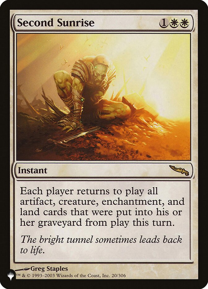 Second Sunrise [The List] | Game Haven TX
