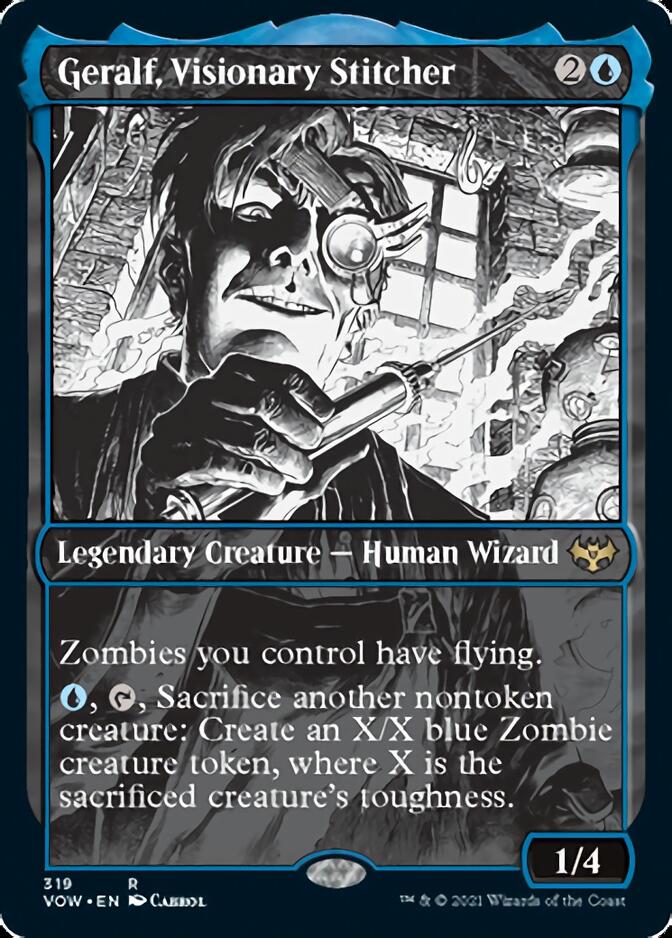 Geralf, Visionary Stitcher (Showcase Eternal Night) [Innistrad: Crimson Vow] | Game Haven TX