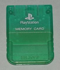 PS1 Memory Card [Clear Green] - Playstation | Game Haven TX