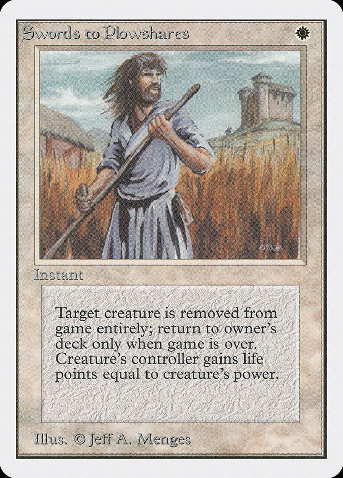 Swords to Plowshares [Unlimited Edition] | Game Haven TX