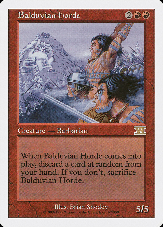 Balduvian Horde [Classic Sixth Edition] | Game Haven TX