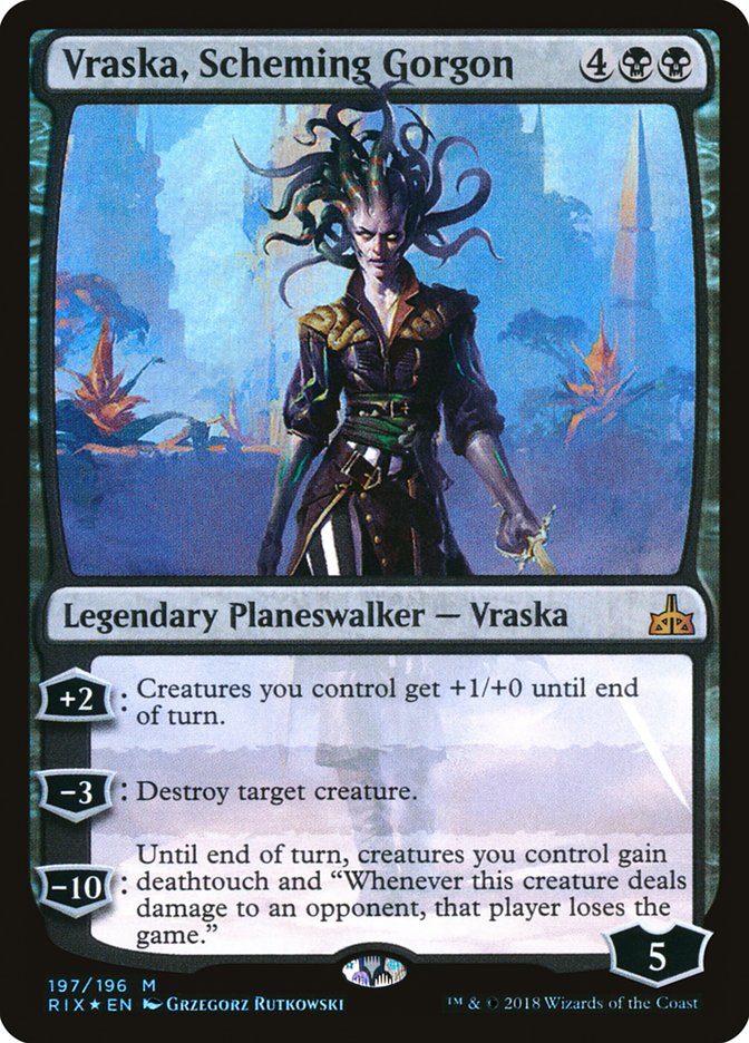 Vraska, Scheming Gorgon [Rivals of Ixalan] | Game Haven TX