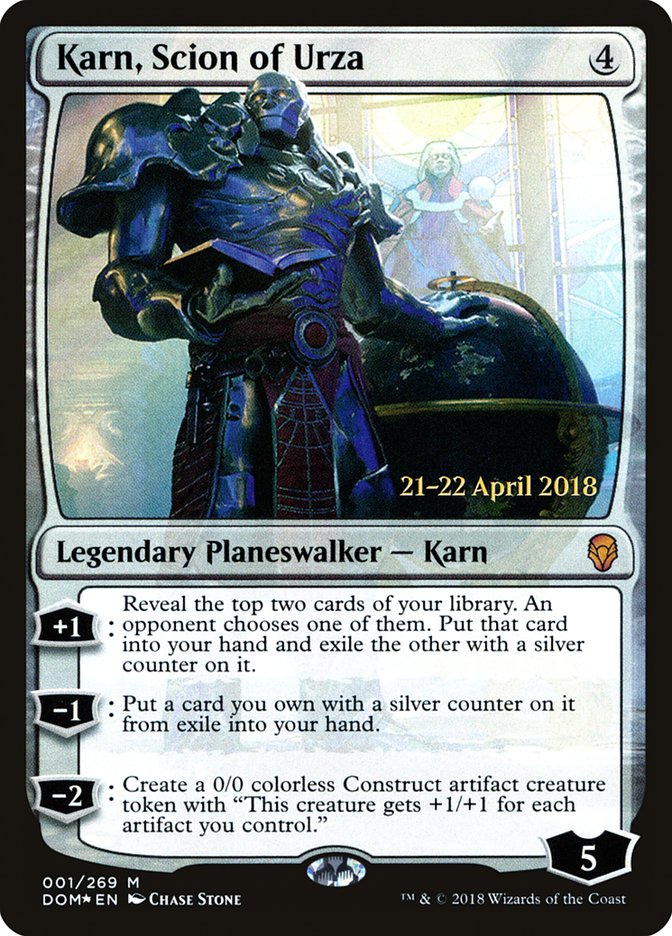 Karn, Scion of Urza [Dominaria Promos] | Game Haven TX