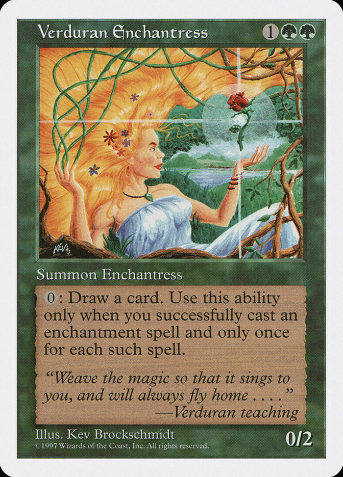 Verduran Enchantress [Fifth Edition] | Game Haven TX