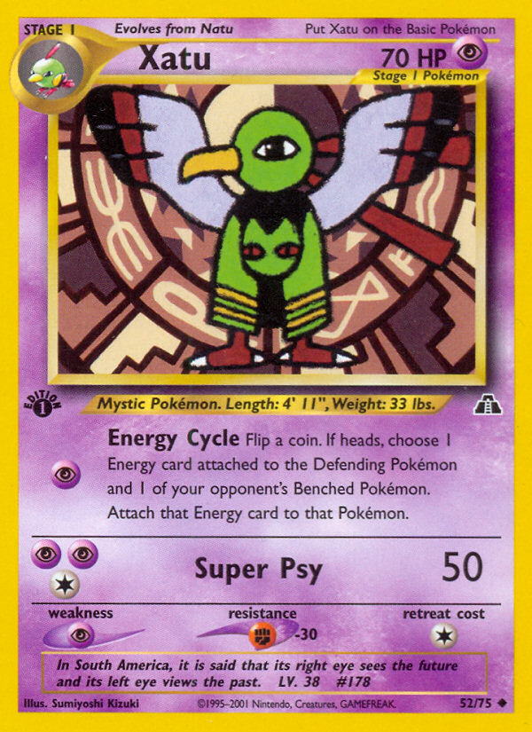 Xatu (52/75) [Neo Discovery 1st Edition] | Game Haven TX