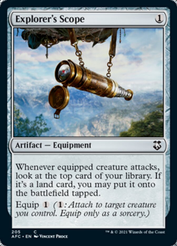 Explorer's Scope [Dungeons & Dragons: Adventures in the Forgotten Realms Commander] | Game Haven TX