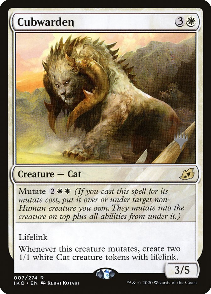 Cubwarden (Promo Pack) [Ikoria: Lair of Behemoths Promos] | Game Haven TX