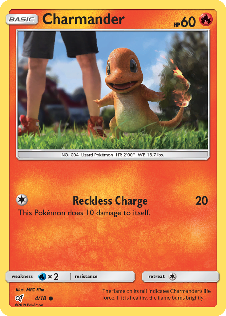 Charmander (4/18) [Sun & Moon: Detective Pikachu] | Game Haven TX