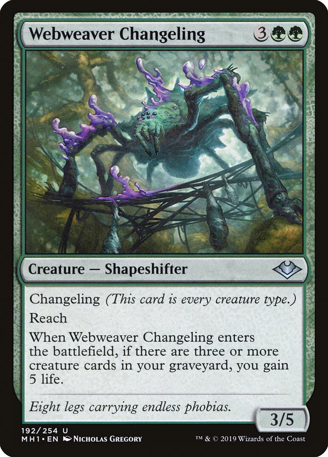 Webweaver Changeling [Modern Horizons] | Game Haven TX