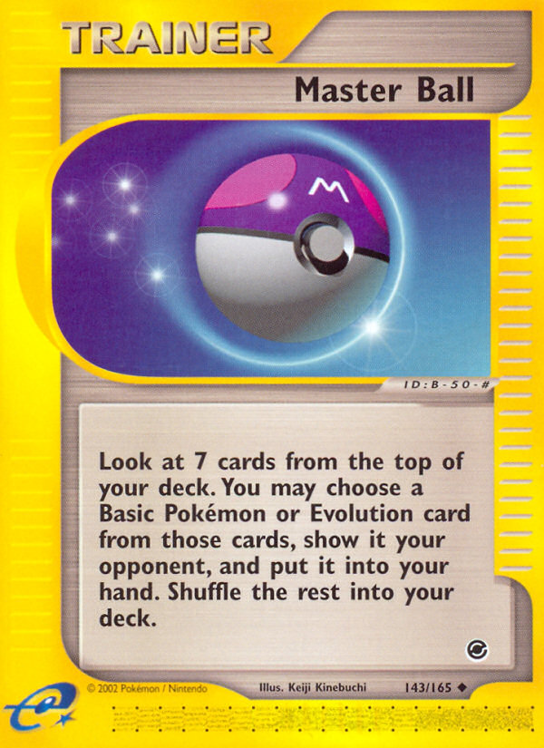 Master Ball (143/165) [Expedition: Base Set] | Game Haven TX