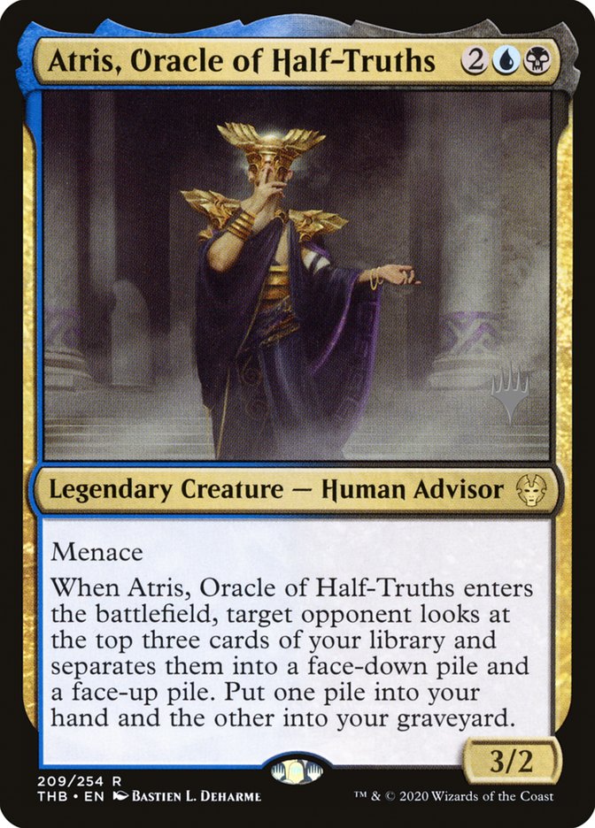 Atris, Oracle of Half-Truths (Promo Pack) [Theros Beyond Death Promos] | Game Haven TX