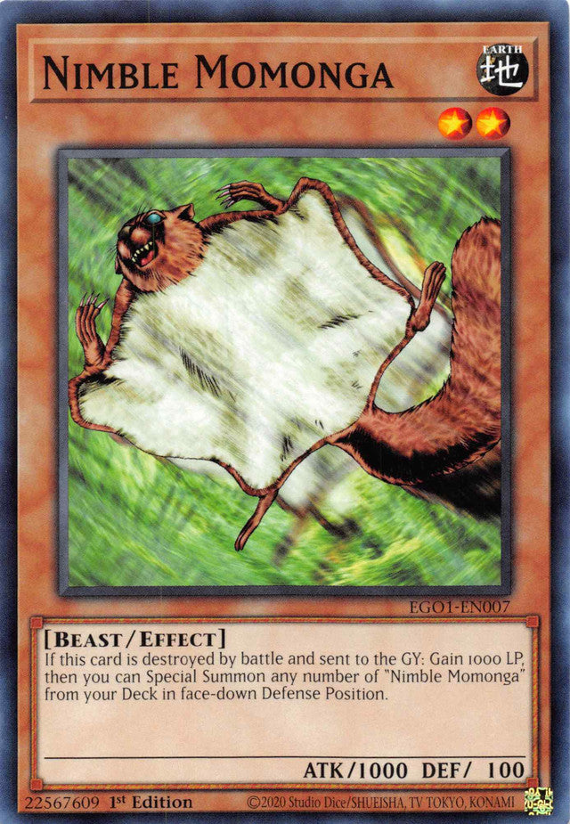 Nimble Momonga [EGO1-EN007] Common | Game Haven TX