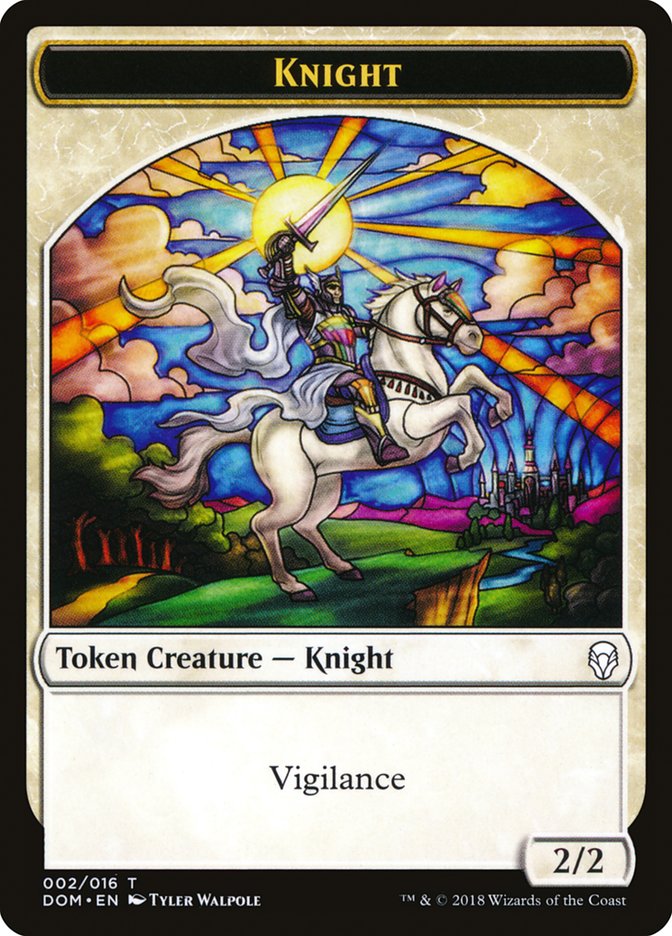Knight (002/016) [Dominaria Tokens] | Game Haven TX
