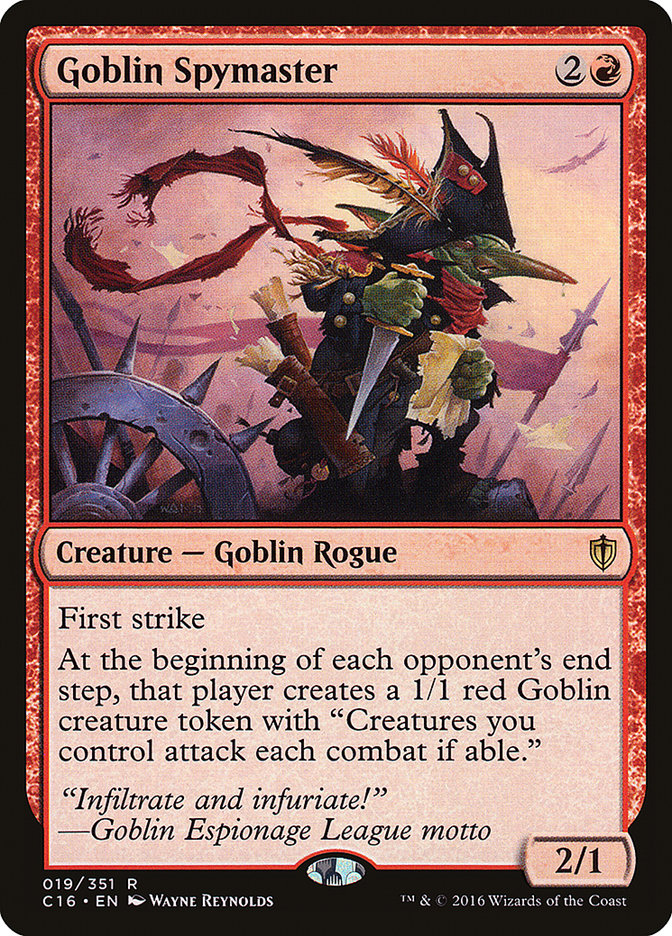 Goblin Spymaster [Commander 2016] | Game Haven TX