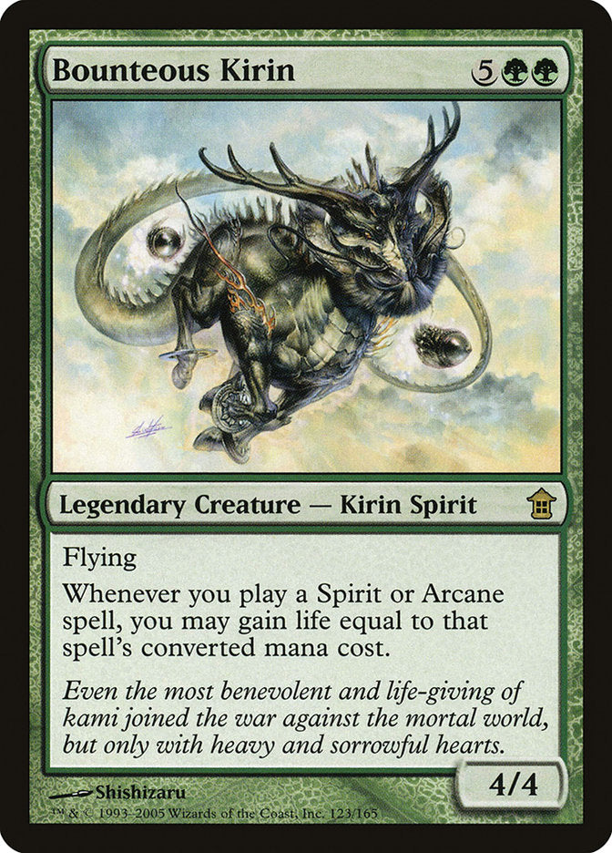 Bounteous Kirin [Saviors of Kamigawa] | Game Haven TX