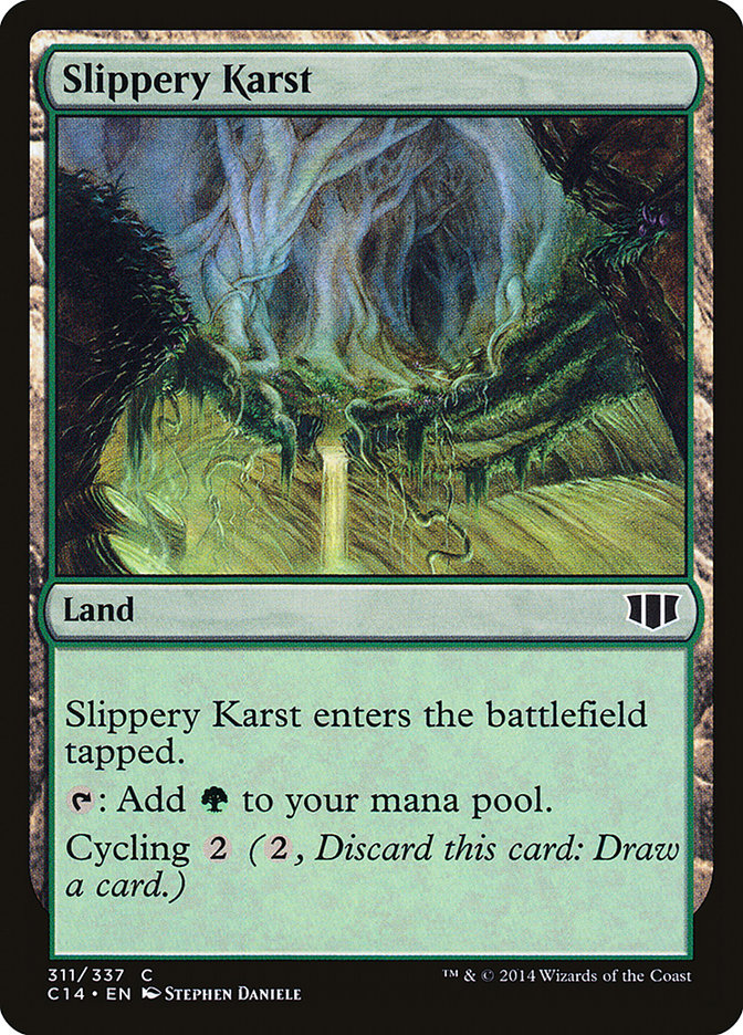 Slippery Karst [Commander 2014] | Game Haven TX