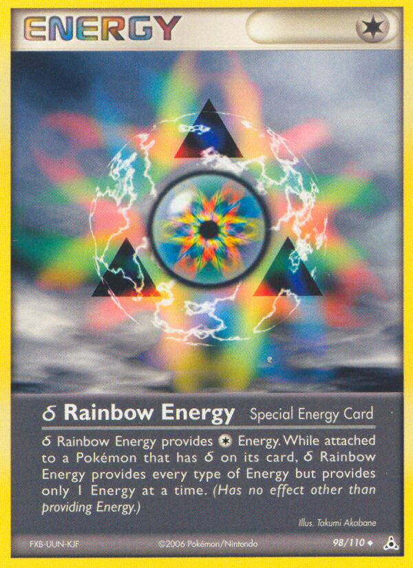 Rainbow Energy (98/110) (Delta Species) [EX: Holon Phantoms] | Game Haven TX