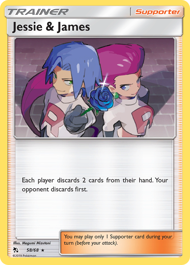 Jessie & James (58/68) [Sun & Moon: Hidden Fates] | Game Haven TX