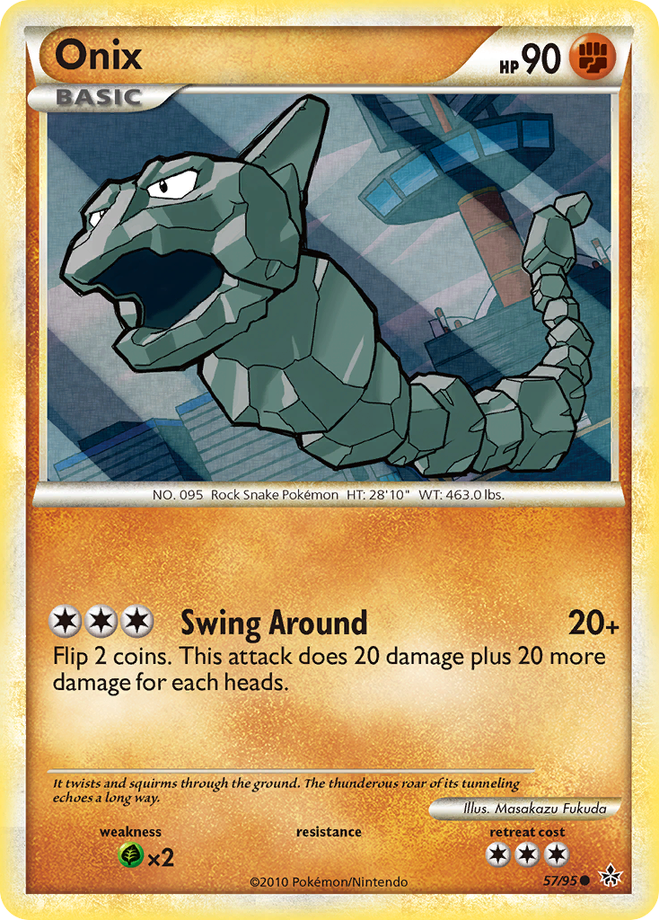 Onix (57/95) [HeartGold & SoulSilver: Unleashed] | Game Haven TX