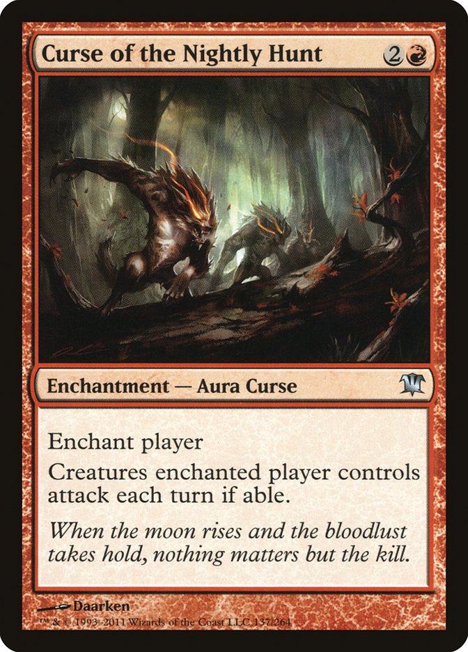 Curse of the Nightly Hunt [Innistrad] | Game Haven TX