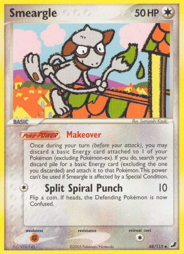 Smeargle (48/115) [EX: Unseen Forces] | Game Haven TX